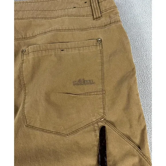 Kuhl Shorts Capris Mens 40 Brown Teak Outsider Longer Length Outdoor Hiking - Picture 2 of 13